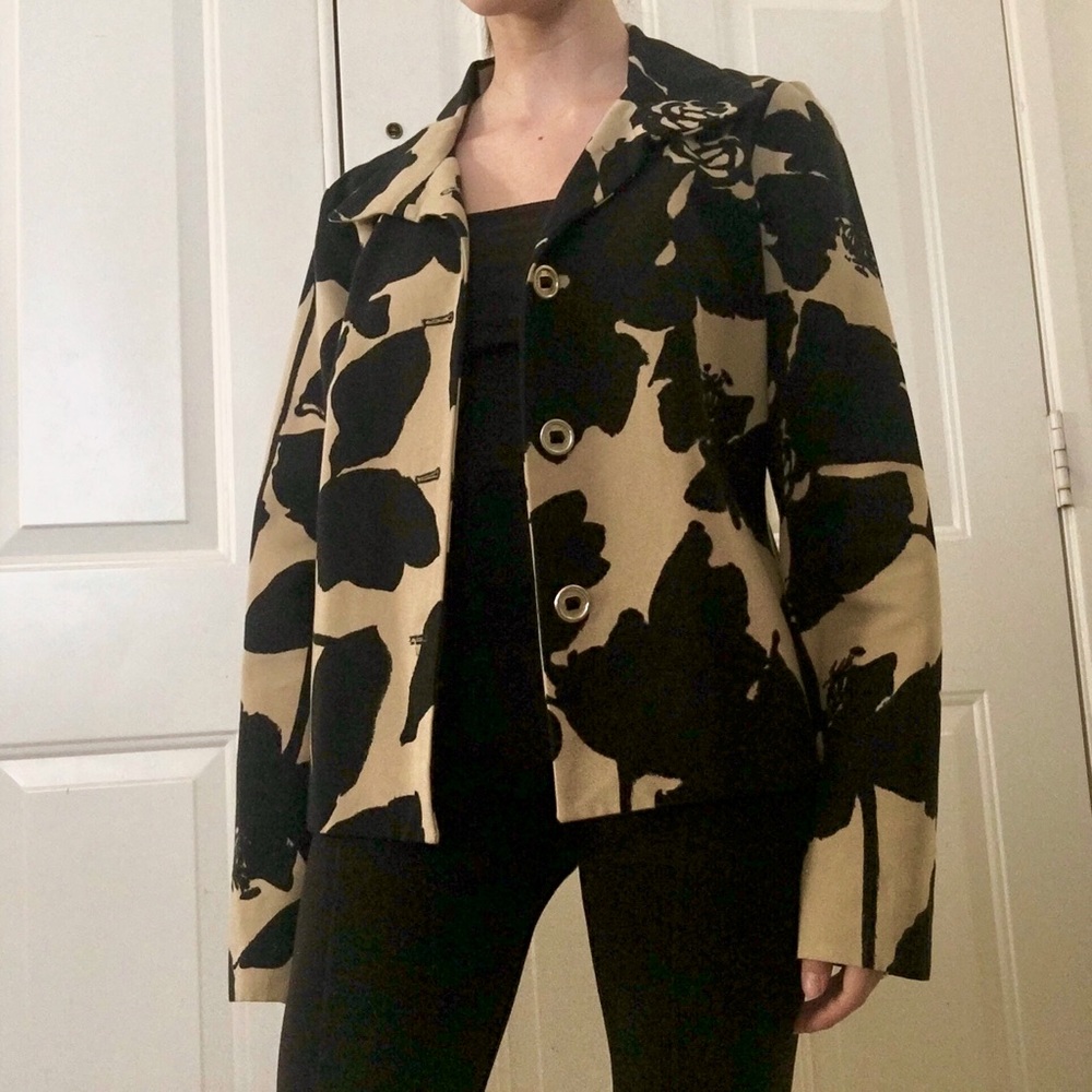 Bold Print Blazer